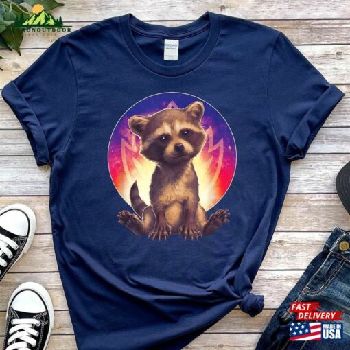 Baby Rocket Raccoon T-Shirt Shirt Marvel Guardians Of The Galaxy Hoodie