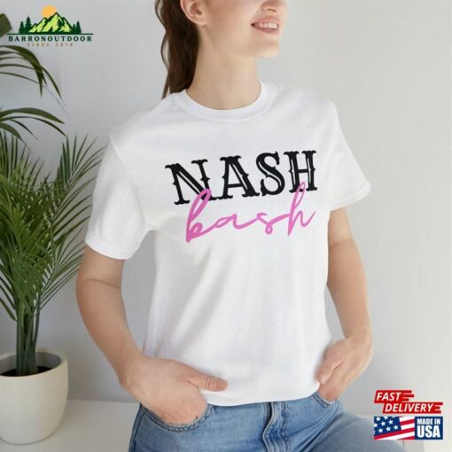 Bachelorette Party Nash Bash Wedding Hen Weekend Nashville Bound Unisex Jersey Short Sleeve Tee Classic T-Shirt