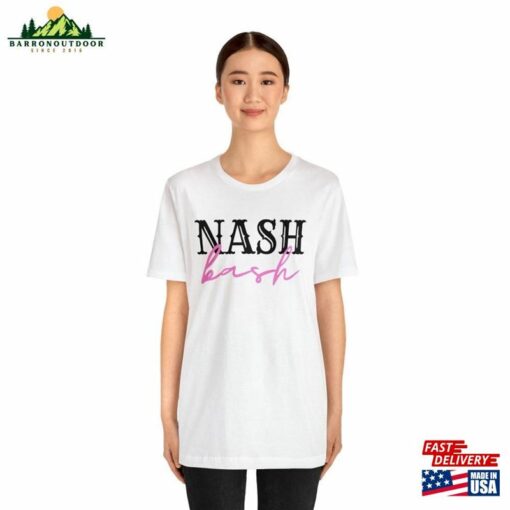 Bachelorette Party Nash Bash Wedding Hen Weekend Nashville Bound Unisex Jersey Short Sleeve Tee Classic T-Shirt