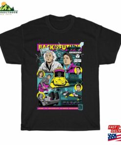 Back To The Future Retro Movie Men’s Red Navy Black T-Shirt Size 5Xl Hoodie