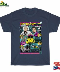 Back To The Future Retro Movie Mens Red Navy Black T Shirt Size 5Xl Hoodie 3