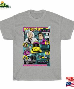 Back To The Future Retro Movie Mens Red Navy Black T Shirt Size 5Xl Hoodie 4