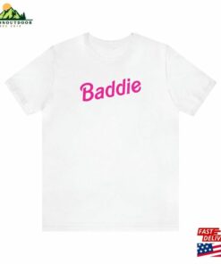 Baddie Barbie Doll Font Tee Unisex Modern Slim Fit Funny Ken Movie Inspired T Shirt 3