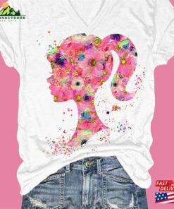 Barb Floral V Neck Unisex Shirt Classic Hoodie Barb Floral V Neck Unisex Shirt Classic Hoodie