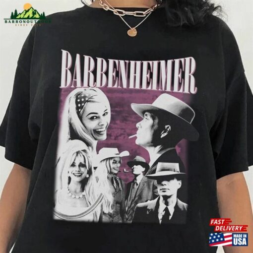 Barb Ie Oppenheimer T-Shirt Barbenheimer Active Tee Funny Movie Sweatshirt Unisex