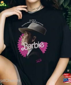 Barb Oppenheimer 2023 Shirt Barbheimer Active Funny Movie Sweatshirt Unisex 4