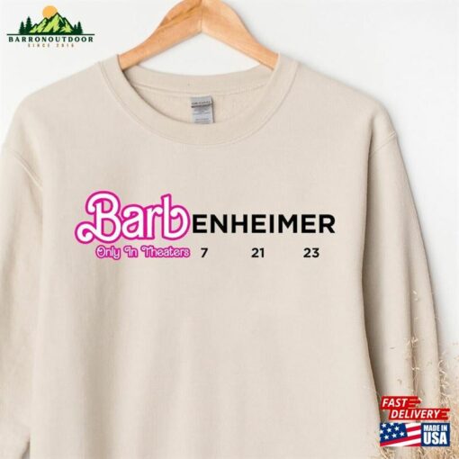 Barbeheimer Sweatshirt Barbie Oppenheimer Movie Shirt Unisex Hoodie