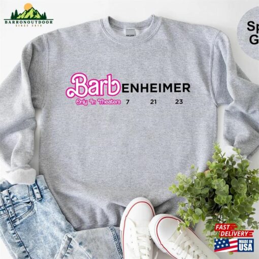 Barbeheimer Sweatshirt Barbie Oppenheimer Movie Shirt Unisex Hoodie