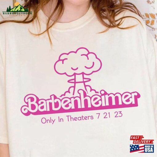 Barbeheimer T-Shirt Barbie Oppenheimer Movie Shirt 2023 Unisex Classic