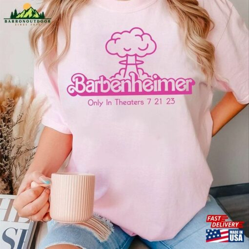 Barbeheimer T-Shirt Barbie Oppenheimer Movie Shirt 2023 Unisex Classic