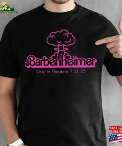 Barbeheimer T Shirt Barbie Oppenheimer Movie Shirt 2023 Unisex Classic 3