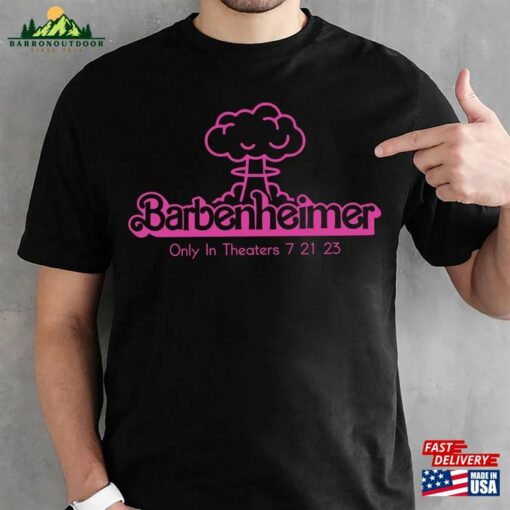 Barbeheimer T-Shirt Barbie Oppenheimer Movie Shirt 2023 Unisex Classic