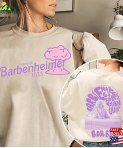 Barbenheimer 2 Side T-Shirt Barbie 2023 Shirt Oppenheimer Movie Inspired Sweatshirt Barbenheimer 2 Side T-Shirt Barbie 2023 Shirt Oppenheimer Movie Inspired Sweatshirt
