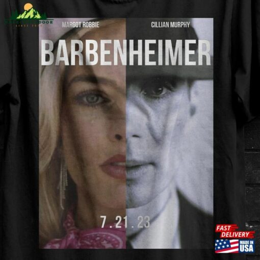 Barbenheimer 2023 Movie Gift T-Shirt Unisex Destroyer Of Worlds Tee Cillian Murphy Cool Margot Robbie Shirt Appareal Classic Sweatshirt