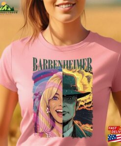Barbenheimer 2023 Vintage T-Shirt Gift For Women And Man Unisex Barbie Hoodie Sweatshirt