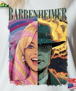 Barbenheimer 2023 Vintage T-Shirt Gift For Women And Man Unisex Barbie Hoodie Sweatshirt