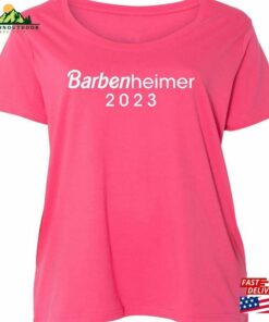 Barbenheimer 2023 Womens Plus Size Scoopneck Tee Or Tank Hoodie Unisex 3
