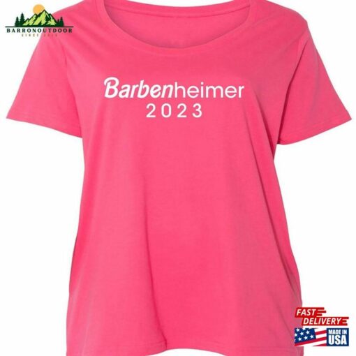 Barbenheimer 2023 Women’s Plus Size Scoopneck Tee Or Tank Hoodie Unisex