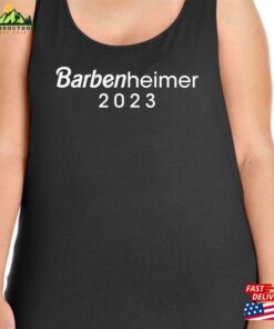 Barbenheimer 2023 Womens Plus Size Scoopneck Tee Or Tank Hoodie Unisex 4