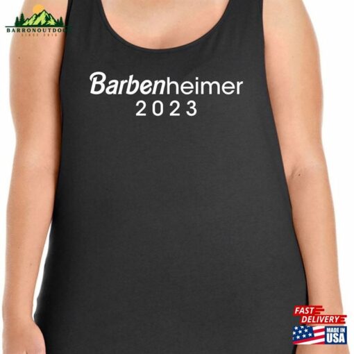 Barbenheimer 2023 Women’s Plus Size Scoopneck Tee Or Tank Hoodie Unisex