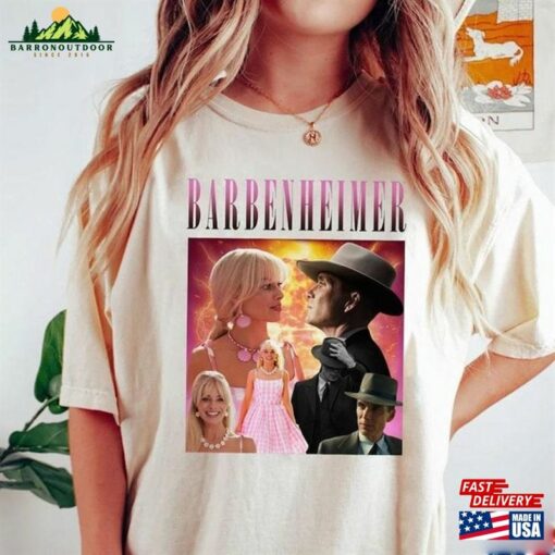 Barbenheimer 72123 Shirt Barbie Vs Oppenheimer Cillian Murphy Margot Robbie Sweatshirt Classic