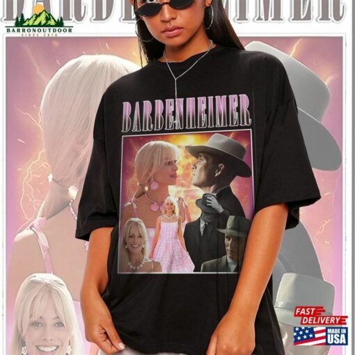 Barbenheimer 72123 Shirt Barbie Vs Oppenheimer Cillian Murphy Margot Robbie Sweatshirt Classic