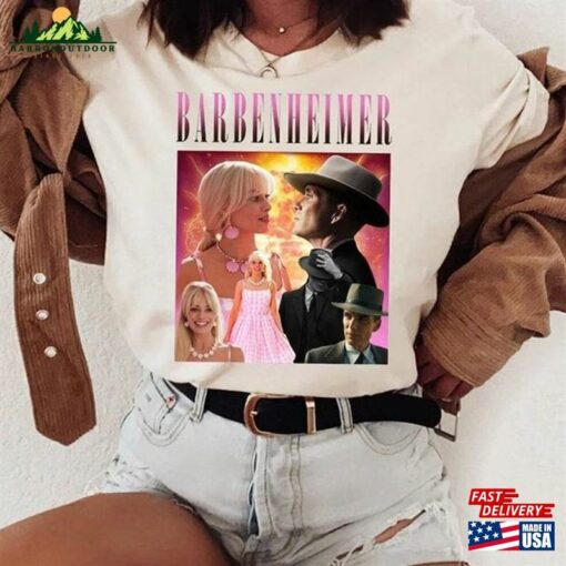 Barbenheimer 72123 Shirt Barbie Vs Oppenheimer Cillian Murphy Margot Robbie Sweatshirt Classic