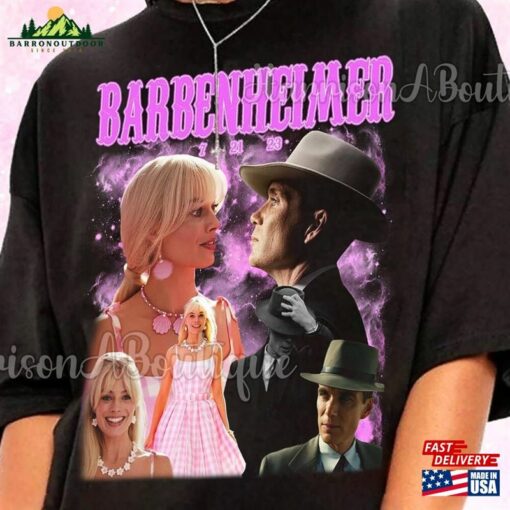 Barbenheimer 72123 Shirt Comfort Colors Barbie Vs Oppenheimer Hoodie Classic