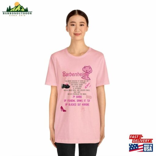 Barbenheimer Atomic Bomb Best Friends Itinerary Unisex Jersey Short Sleeve Tee Classic T-Shirt