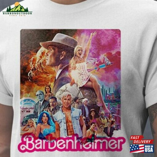 Barbenheimer Barb And Oppenheimer Shirt Movie 2023 Free Shipping Sweatshirt Hoodie