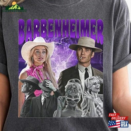 Barbenheimer Barb And Oppenheimer Shirt Movie 2023 Free Shipping T-Shirt Classic