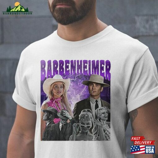 Barbenheimer Barb And Oppenheimer Shirt Movie 2023 Free Shipping T-Shirt Classic