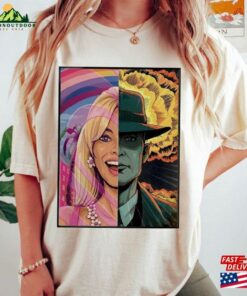 Barbenheimer Barb And Oppenheimer T-Shirt Movie Graphic Tee Hoodie Unisex Barbenheimer Barb And Oppenheimer T-Shirt Movie Graphic Tee Hoodie Unisex