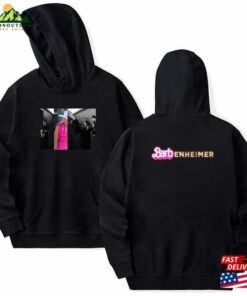 Barbenheimer Barbie And Oppenheimer 2 Sides Shirt Movie The Ultimate Double Feature Unisex Sweatshirt
