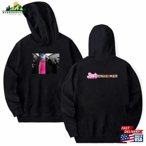 Barbenheimer Barbie And Oppenheimer 2 Sides Shirt Movie The Ultimate Double Feature Unisex Sweatshirt