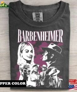 Barbenheimer Barbie And Oppenheimer Comfort Color Tee Movie Shirt 2023 Classic Hoodie 3