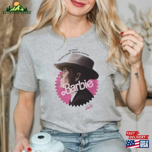 Barbenheimer Barbie And Oppenheimer Shirt Barbi Movie Inspired The Ultimate Double Feature Sweatshirt Classic