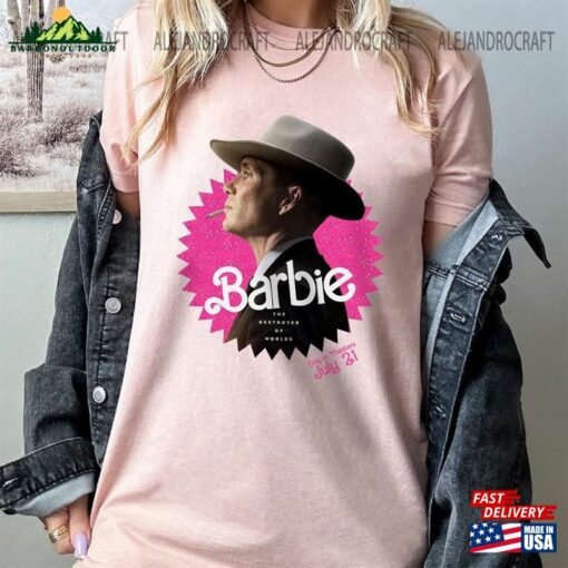 Barbenheimer Barbie And Oppenheimer Shirt Movie Dream House Unisex Hoodie