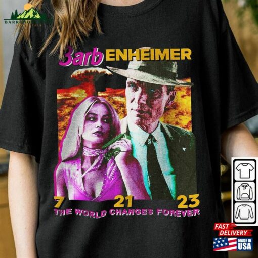 Barbenheimer Barbie And Oppenheimer Shirt Movie The Ultimate Double Feature Classic Sweatshirt