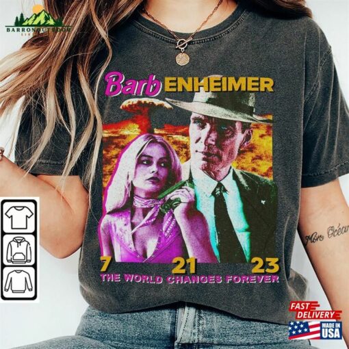 Barbenheimer Barbie And Oppenheimer Shirt Movie The Ultimate Double Feature Classic Sweatshirt