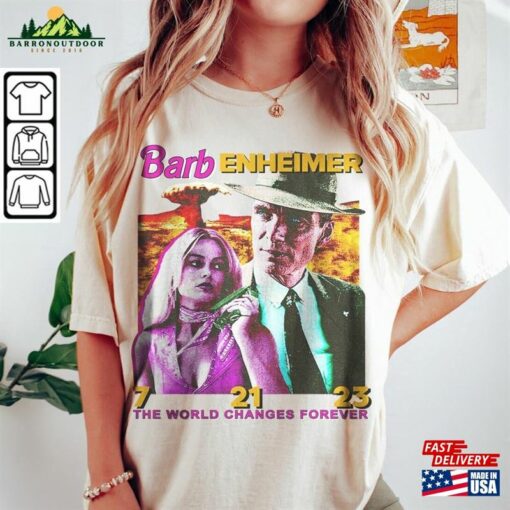 Barbenheimer Barbie And Oppenheimer Shirt Movie The Ultimate Double Feature Classic Sweatshirt