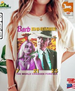 Barbenheimer Barbie And Oppenheimer Shirt Movie The Ultimate Double Feature Classic Unisex 4