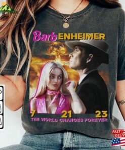 Barbenheimer Barbie And Oppenheimer Shirt Movie The Ultimate Double Feature Hoodie Sweatshirt Barbenheimer Barbie And Oppenheimer Shirt Movie The Ultimate Double Feature Hoodie Sweatshirt