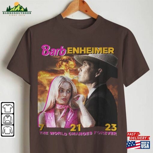 Barbenheimer Barbie And Oppenheimer Shirt Movie The Ultimate Double Feature Hoodie Sweatshirt