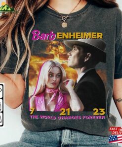 Barbenheimer Barbie And Oppenheimer Shirt Movie The Ultimate Double Feature T-Shirt Classic Barbenheimer Barbie And Oppenheimer Shirt Movie The Ultimate Double Feature T-Shirt Classic