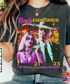 Barbenheimer Barbie And Oppenheimer Shirt Movie The Ultimate Double Feature Unisex Classic