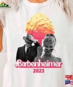 Barbenheimer Barbie And Oppenheimer Shirt Tee Movie Inspired T-Shirt Hoodie