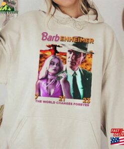Barbenheimer Barbie And Oppenheimer Shirt Trendy Movie Fan Sweatshirt Classic Barbenheimer Barbie And Oppenheimer Shirt Trendy Movie Fan Sweatshirt Classic