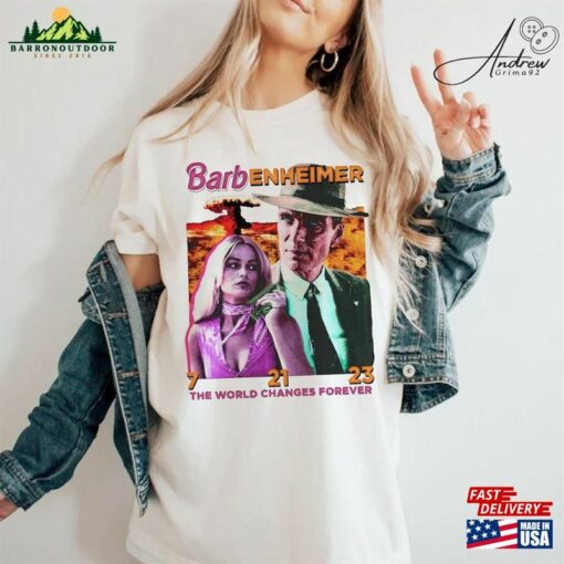 Barbenheimer Barbie And Oppenheimer Shirt Trendy Movie Hoodie Unisex