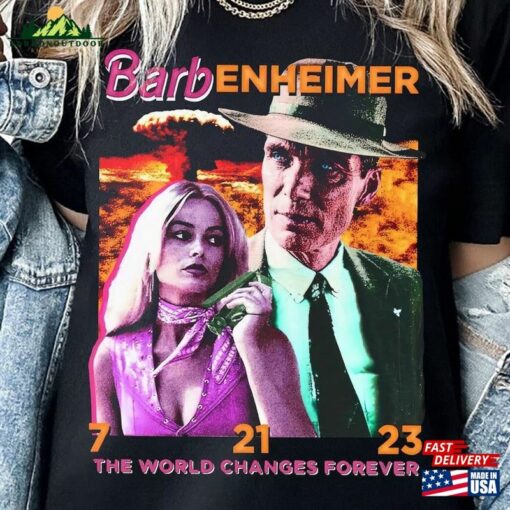 Barbenheimer Barbie And Oppenheimer Shirt Trendy Movie Hoodie Unisex